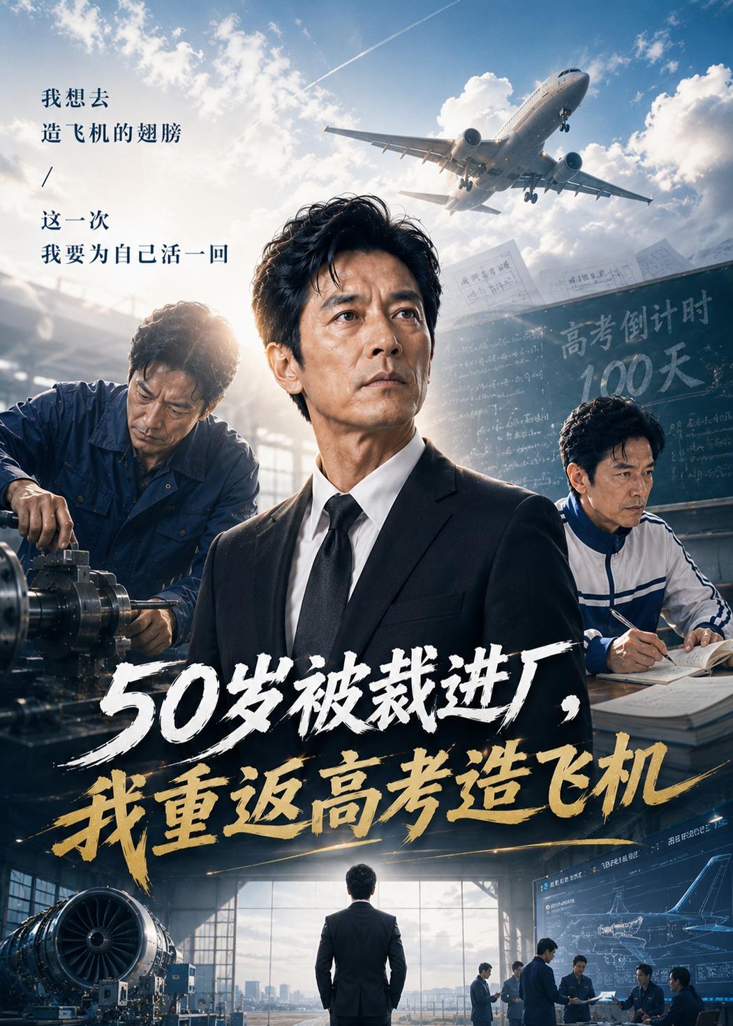 50岁被裁进厂，我重返高考造飞机