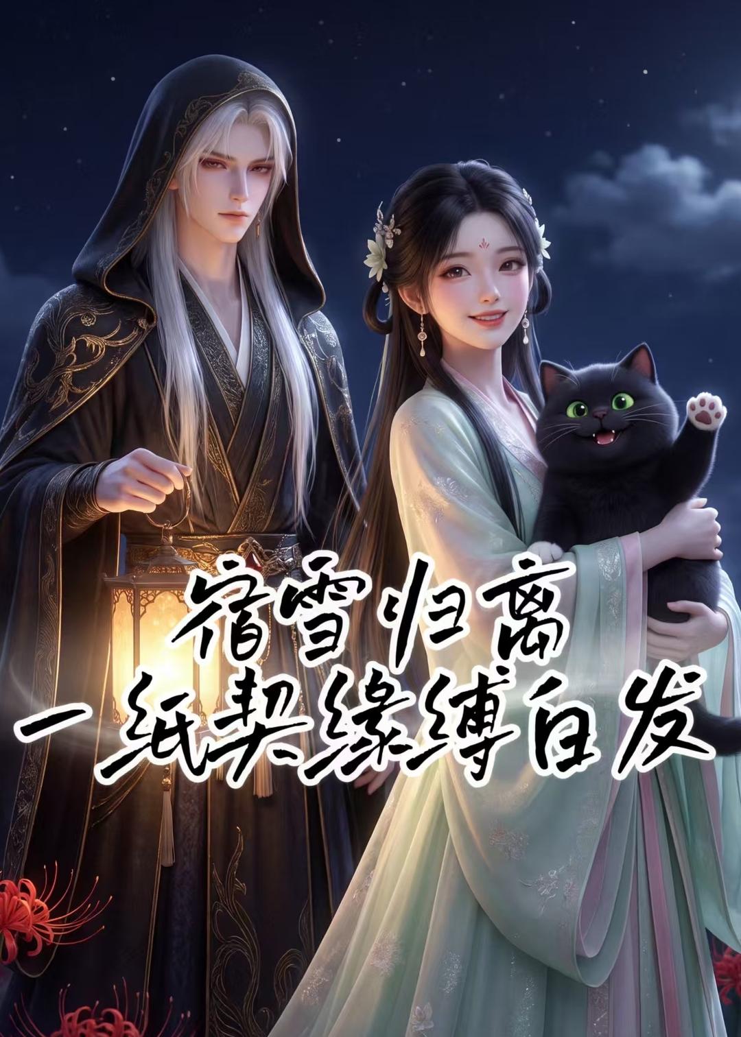 宿雪归离：一纸契缘缚白发