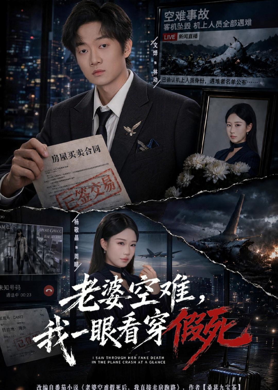 老婆空难，我一眼看穿假死