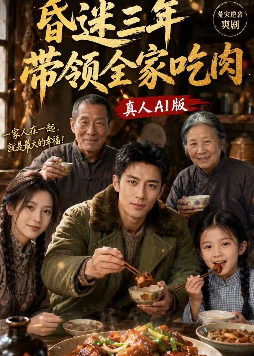 昏迷三年，带领全家吃肉