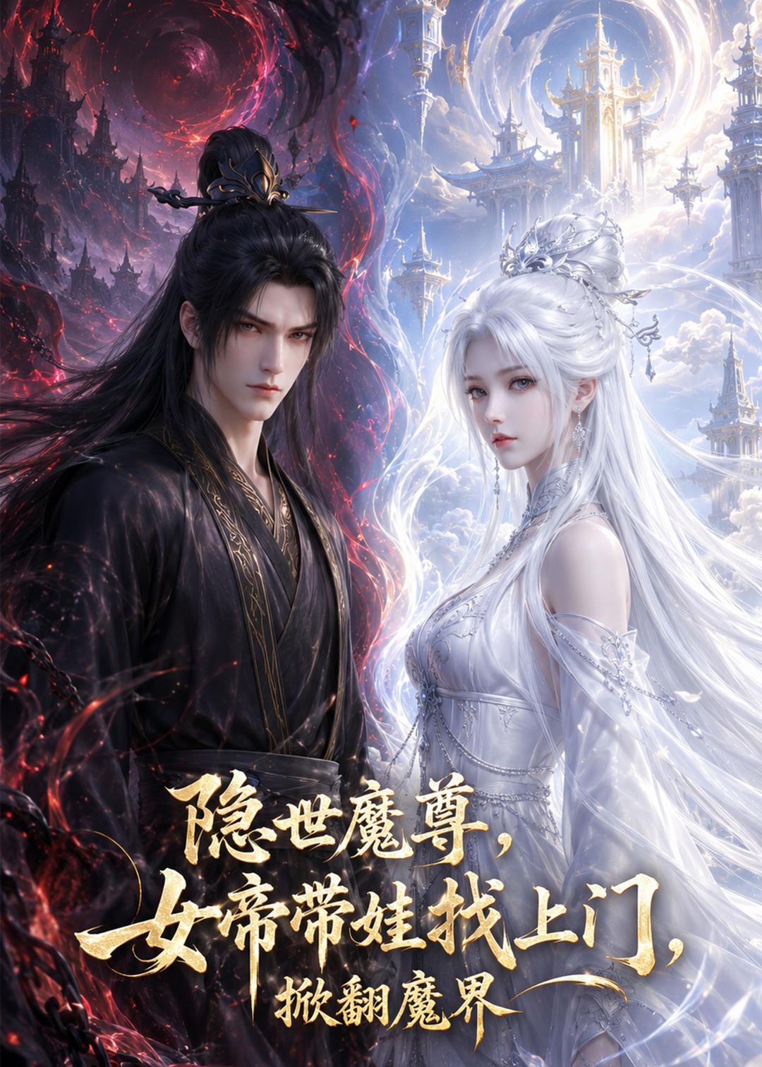 隐世魔尊，女帝带娃找上门，掀翻魔界