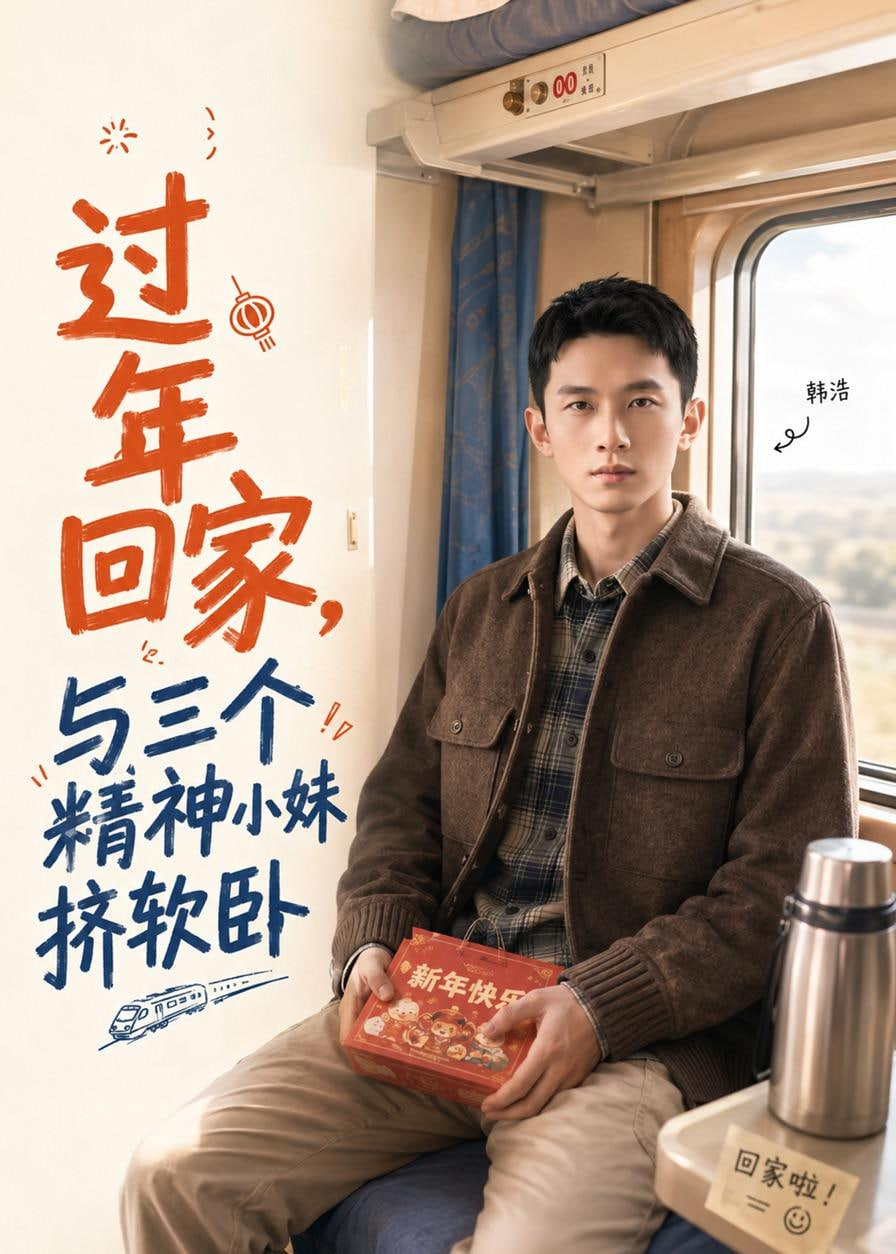 过年回家，与三个精神小妹挤软卧