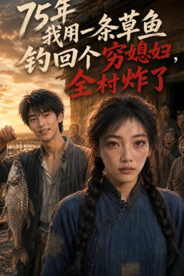 75年我用一条草鱼钓回个穷媳妇，全村炸了